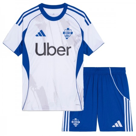 Como Matchtröjor Barn Borta Fotbollströja 2025-26 Como Matchtröjor Barn Borta Fotbollströja 2025-26
